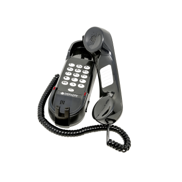 Telefone de emergência HD2000 analógico preto Emergência Teclado aberto