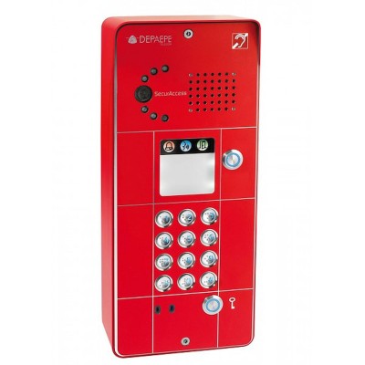 SECURACCESS PMR IP CAM CLAVIER 1BT ROUGE