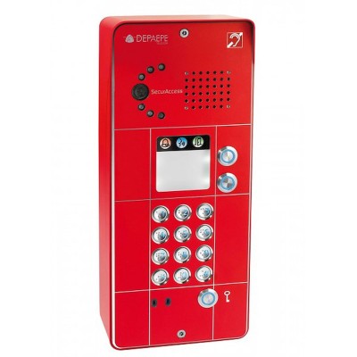 SECURACCESS PMR IP CAM CLAVIER 2BT ROUGE