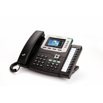 Telefone de escritório SIP de gama inteiramente com ecrã TFT a cores de alta resolução