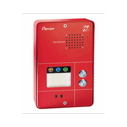 SECURACCESS PMR COMPACT 2 BOUTONS ROUGE