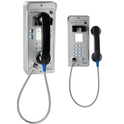 SECURPHONE IP POE CLAVIER 4 BOUTONS ALUMINIUM